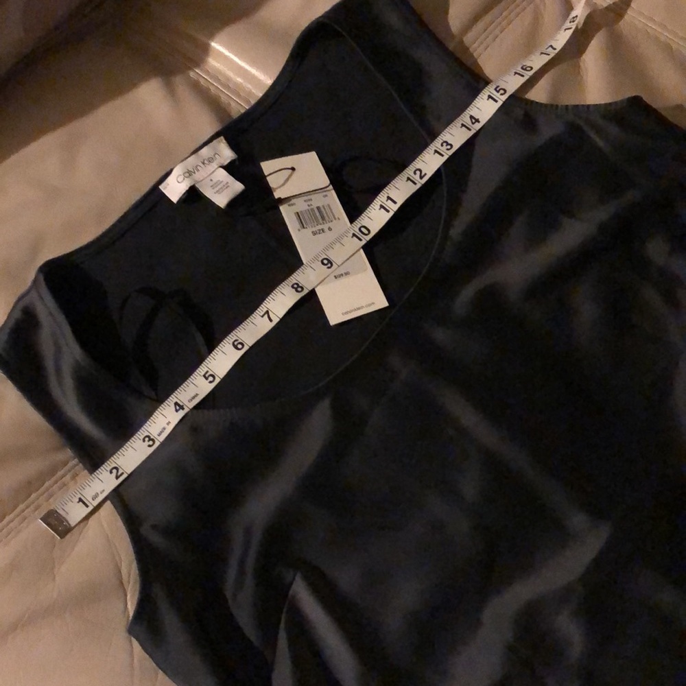 NWT Calvin Klein Grey Formal or Prom Dress   S6 - Picture 15 of 15